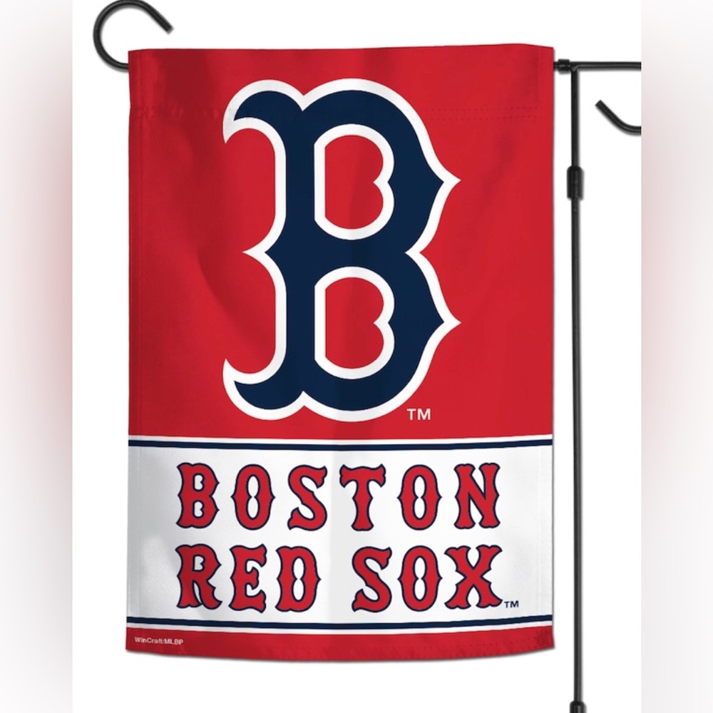 NWT Boston Red Sox WinCraft 12" x 18" Double-Sided Garden Flag